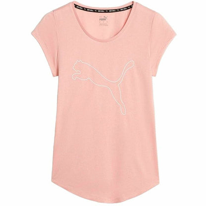 Dames-T-Shirt met Korte Mouwen Puma Train Favoriterse Licht Roze