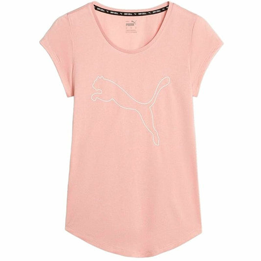 Dames-T-Shirt met Korte Mouwen Puma Train Favoriterse Licht Roze