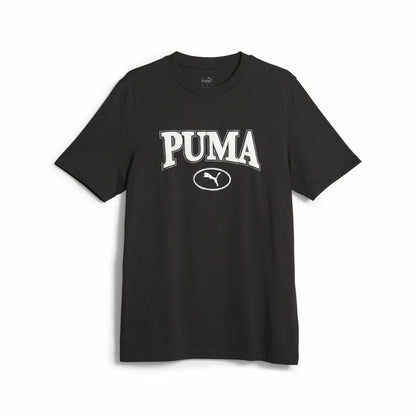 Heren-T-Shirt met Korte Mouwen Puma Squad Zwart