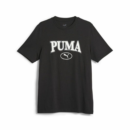 Heren-T-Shirt met Korte Mouwen Puma Squad Zwart