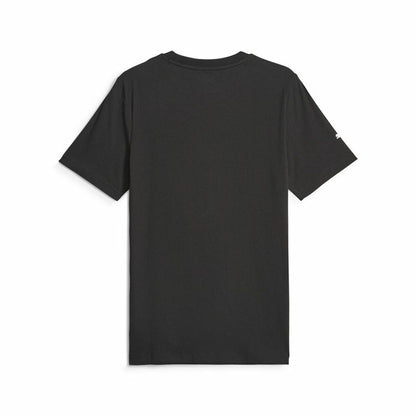 Heren-T-Shirt met Korte Mouwen Puma Mapf1 Ess Logo Zwart