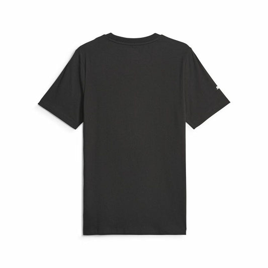 Heren-T-Shirt met Korte Mouwen Puma Mapf1 Ess Logo Zwart