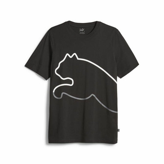 Heren-T-Shirt met Korte Mouwen Puma Graphics Big Zwart