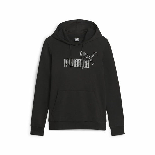 Dameshoodie Puma Ess+ Animal Zwart