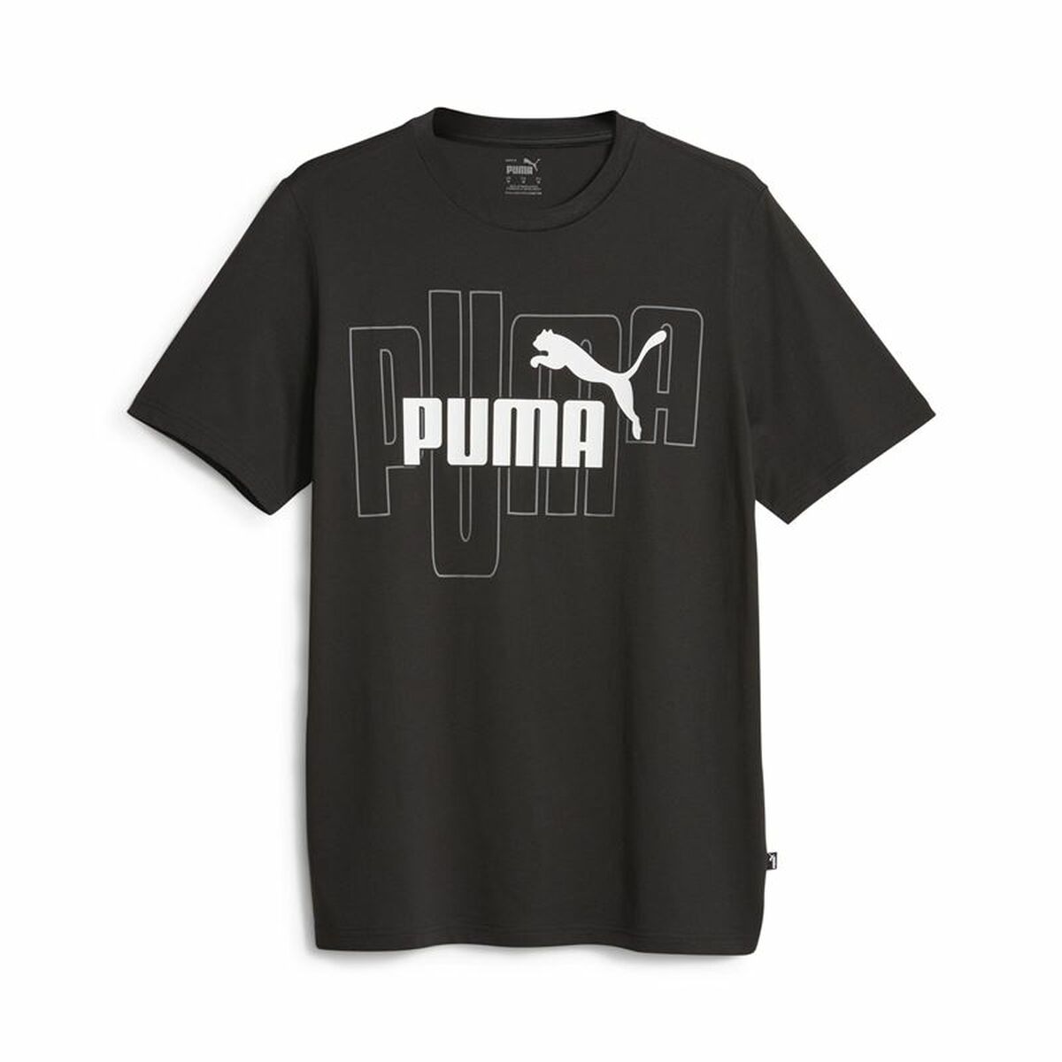 Heren-T-Shirt met Korte Mouwen Puma Graphiccs No. 1 Logo