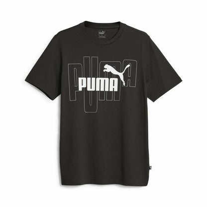 Heren-T-Shirt met Korte Mouwen Puma Graphiccs No. 1 Logo