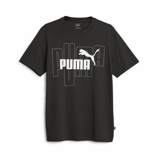 Heren-T-Shirt met Korte Mouwen Puma Graphiccs No. 1 Logo