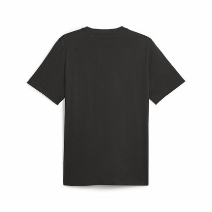 Heren-T-Shirt met Korte Mouwen Puma Graphiccs Sneaker Zwart