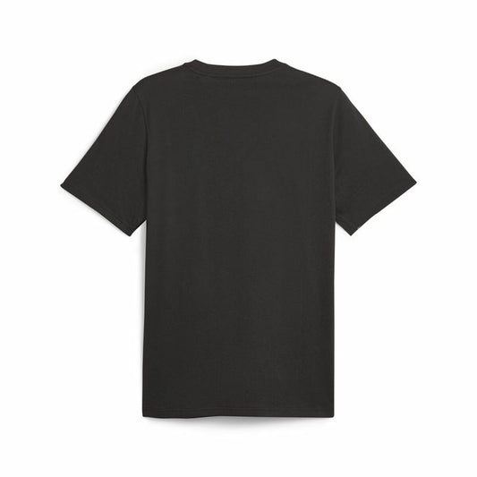 Heren-T-Shirt met Korte Mouwen Puma Graphiccs Sneaker Zwart