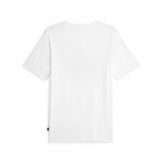 Heren-T-Shirt met Korte Mouwen Puma Graphiccs No. 1 Logo Wit