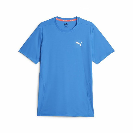 Heren-T-Shirt met Korte Mouwen Puma Run Favorite Ss Hemelsblauw