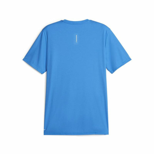 Heren-T-Shirt met Korte Mouwen Puma Run Favorite Ss Hemelsblauw