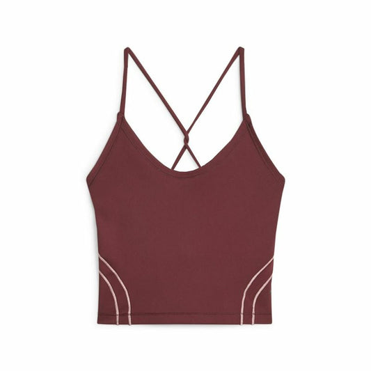 Tank Top Dames Puma Studio Ultrabare Cro Bruin