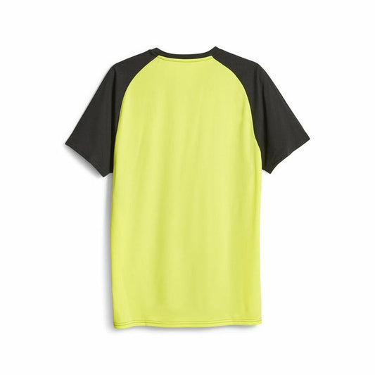 Heren-T-Shirt met Korte Mouwen Puma Fit Triblend Ul Zwart