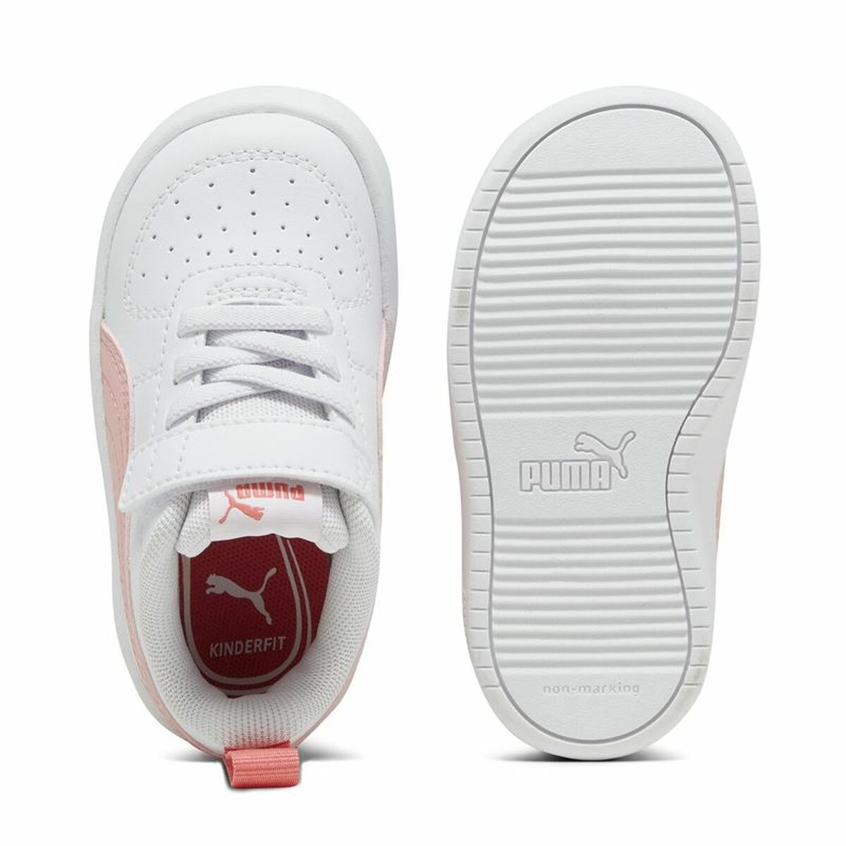 Sportschoenen voor Kinderen Puma Rickie+ Wit Licht Roze