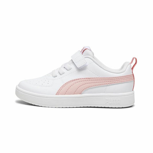 Sportschoenen voor Kinderen Puma Rickie+ Ps Wit Licht Roze