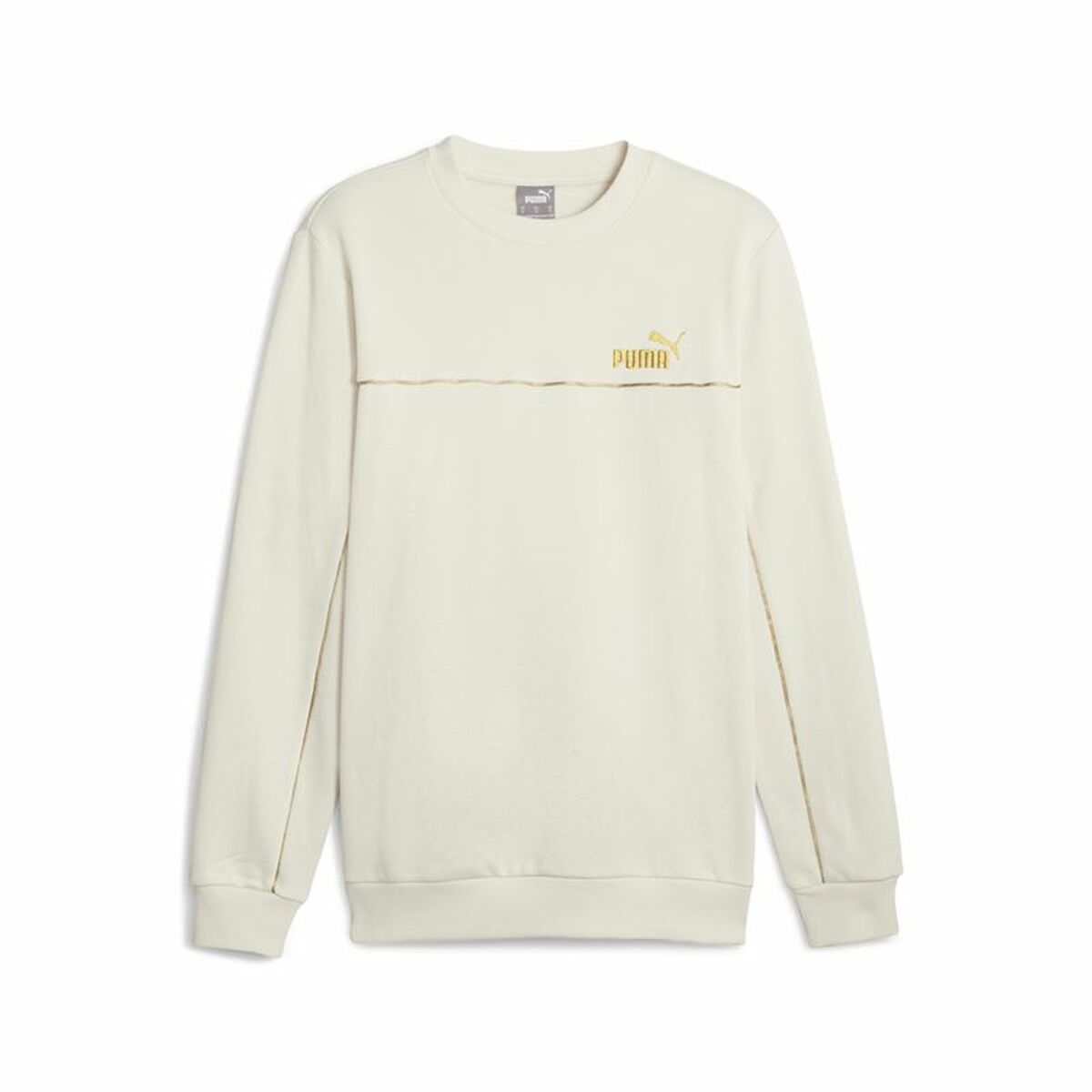 Herensweater zonder Capuchon Puma ESS+ Minimal Gold Cr Beige