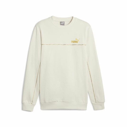 Herensweater zonder Capuchon Puma ESS+ Minimal Gold Cr Beige