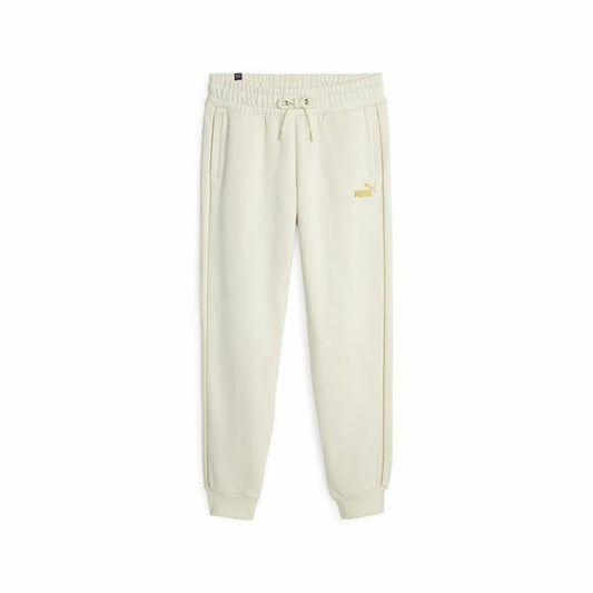 Lange sportbroek Puma Ess+ Minimal Gold Beige Vrouw