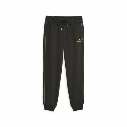 Lange sportbroek Puma Ess+ Minimal Gold Zwart Vrouw