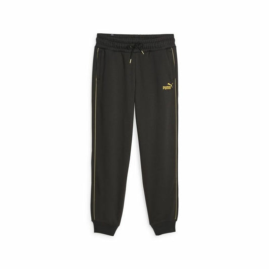 Lange sportbroek Puma Ess+ Minimal Gold Zwart Vrouw