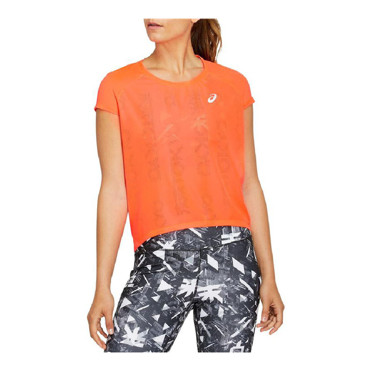 Dames-T-Shirt met Korte Mouwen Asics Future Tokyo Ventilate Oranje
