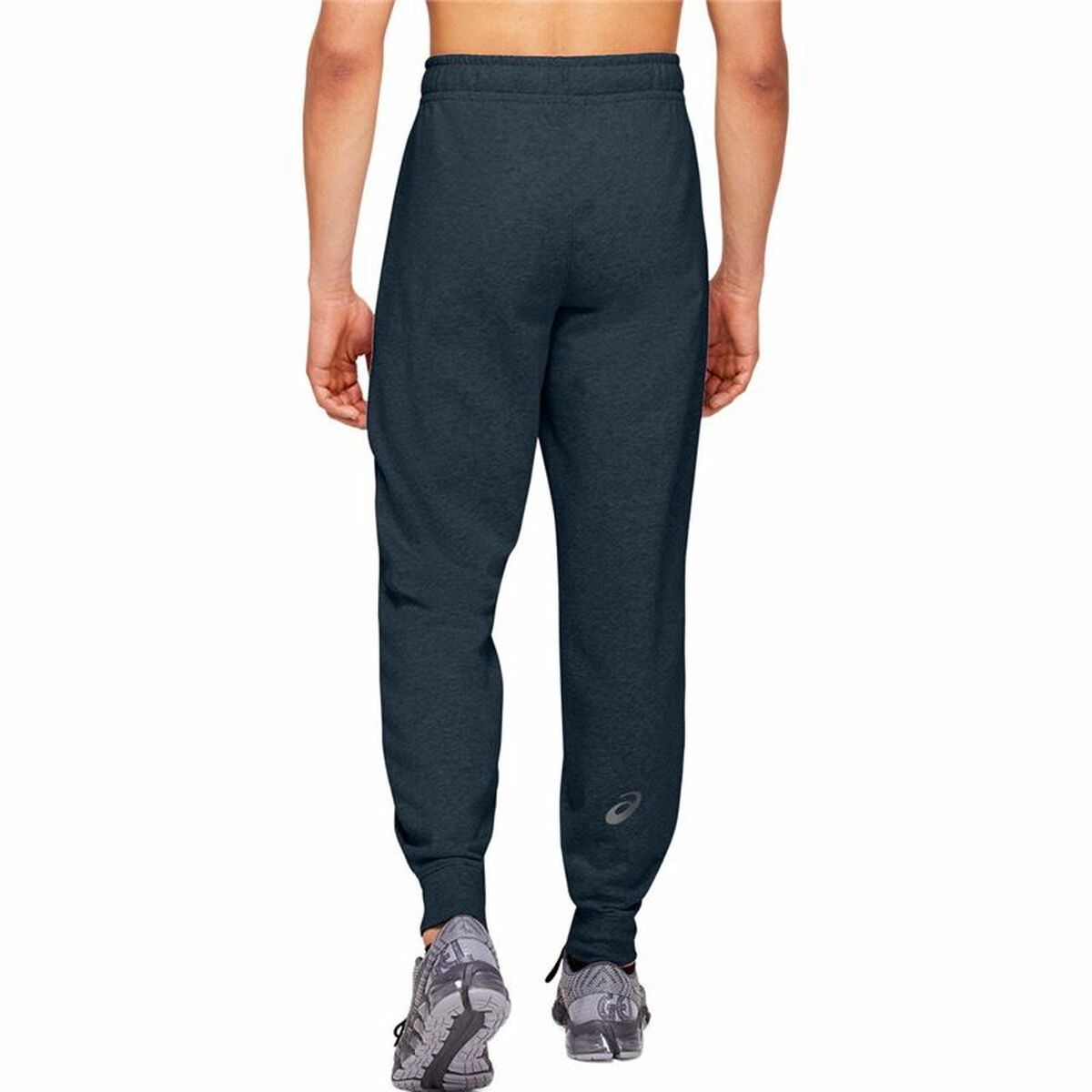 Lange sportbroek Asics Big Logo Donkerblauw Mannen