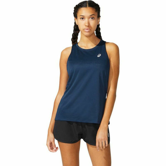 Tank Top Asics Core  Marineblauw