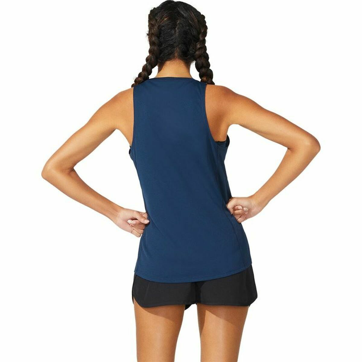 Tank Top Asics Core  Marineblauw