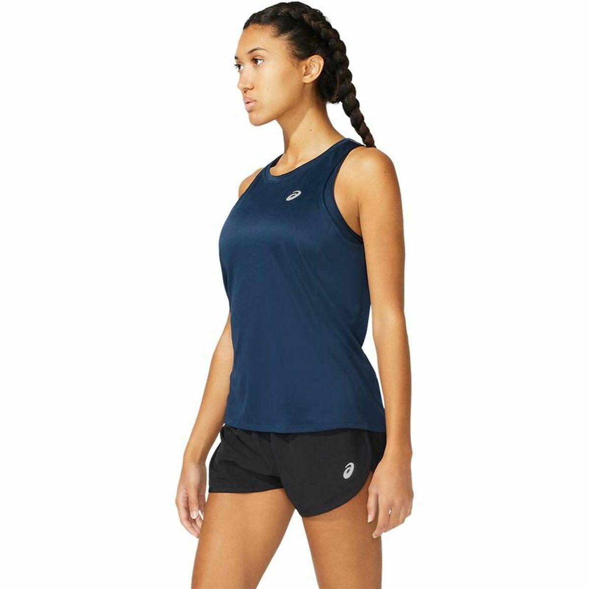 Tank Top Asics Core  Marineblauw