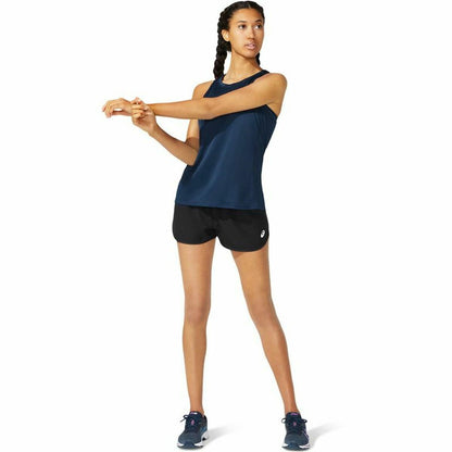 Tank Top Asics Core  Marineblauw