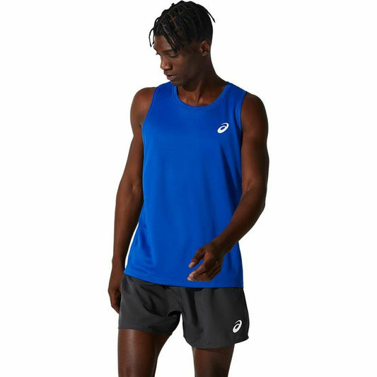Tank Top Heren Asics Core Singlet Blauw