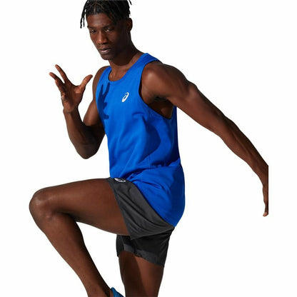 Tank Top Heren Asics Core Singlet Blauw