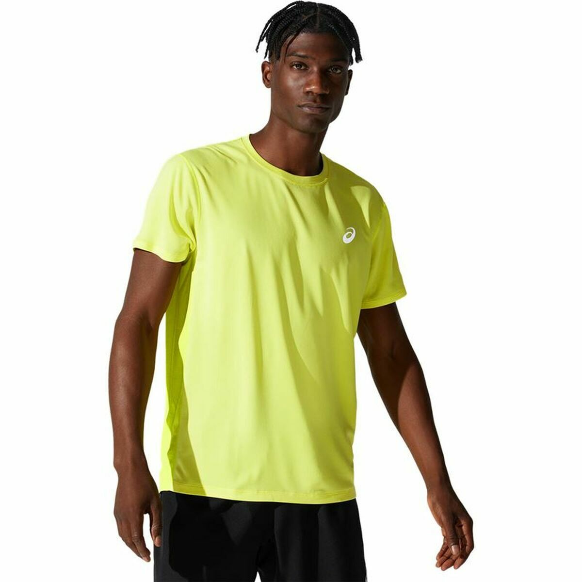 Sport T-shirt Korte Mouwen Asics Core SS Geel