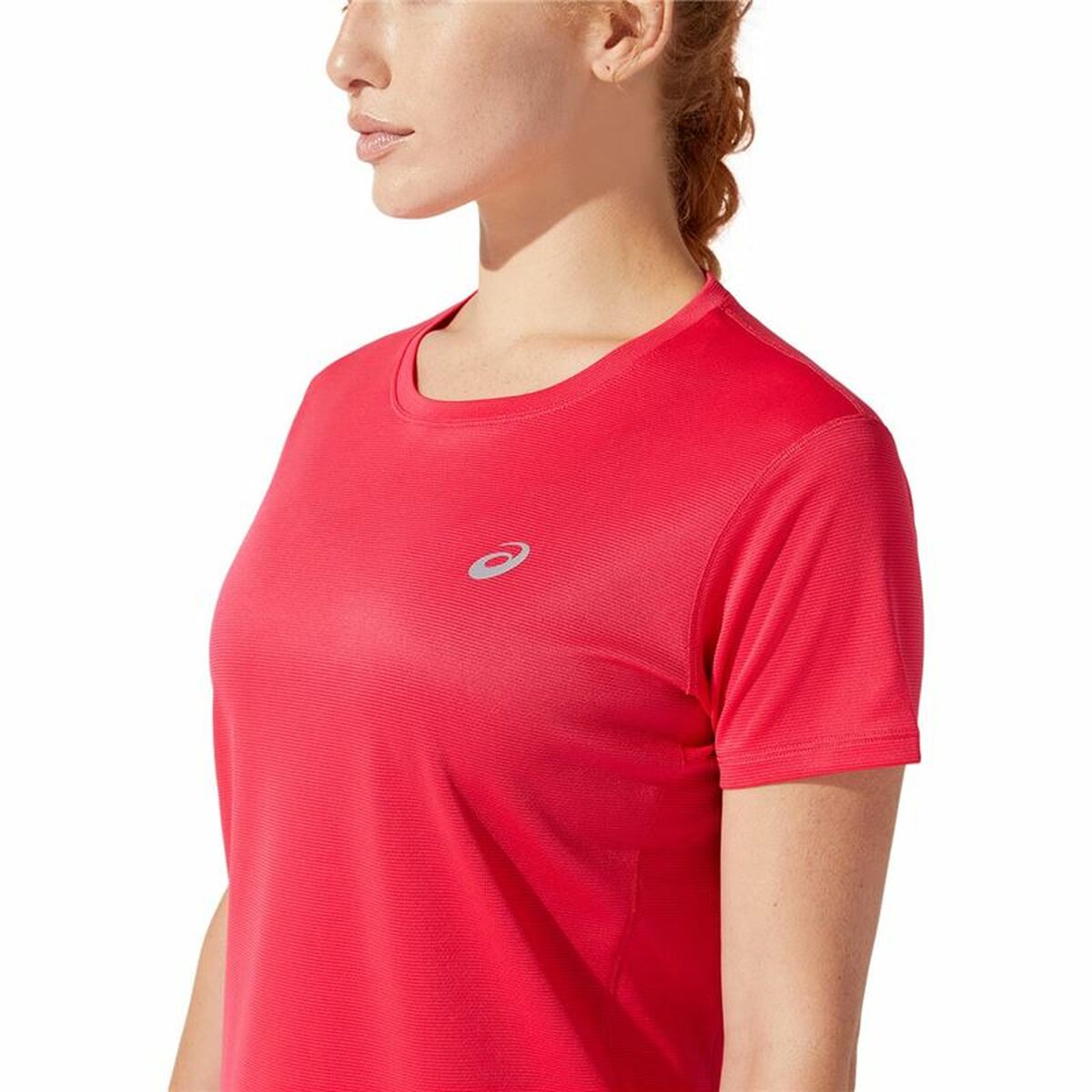Dames-T-Shirt met Korte Mouwen Asics  Core