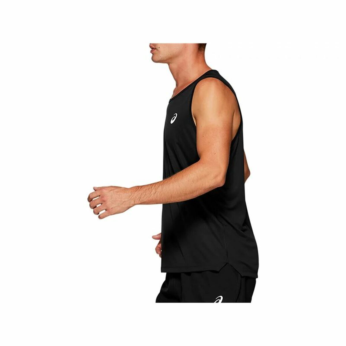 Tank Top Heren Asics Core Singlet Zwart