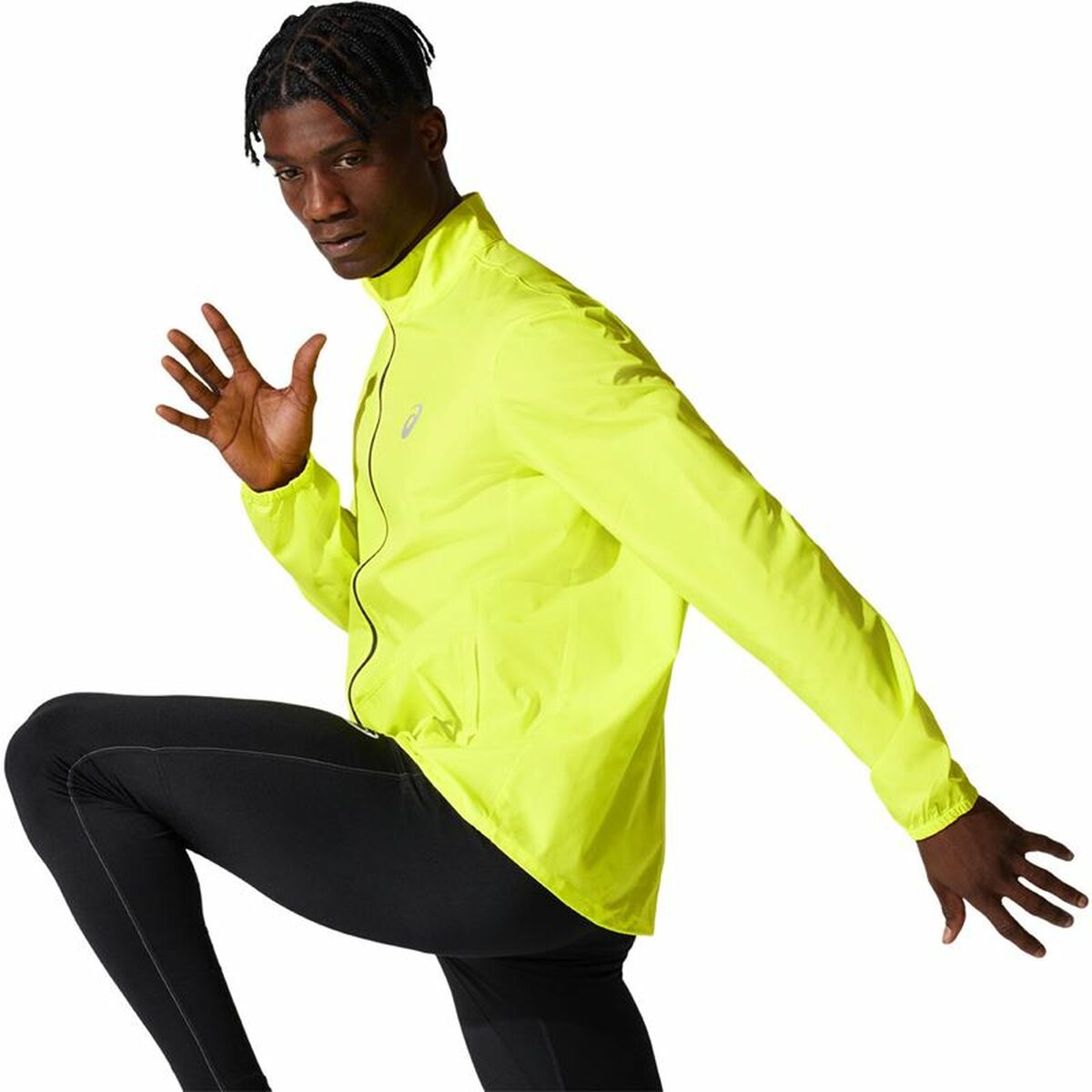 Herenhoodie Asics Core Geel