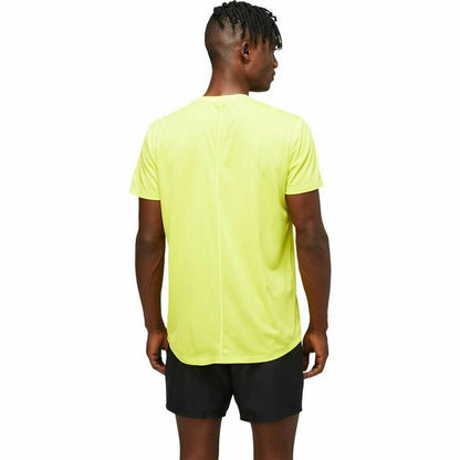 Heren-T-Shirt met Korte Mouwen Asics Core Geel