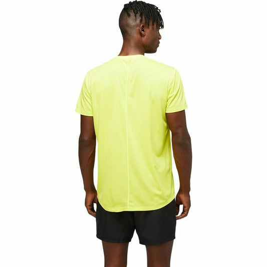 Heren-T-Shirt met Korte Mouwen Asics Core Geel