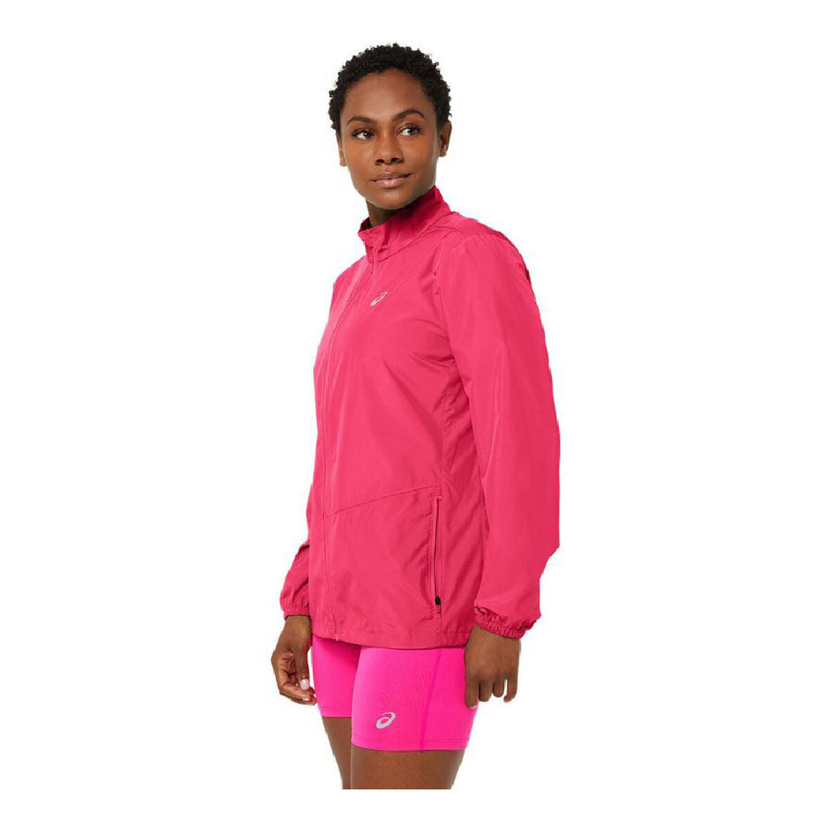 Dames Regenbestendige Jas Asics Core Fuchsia