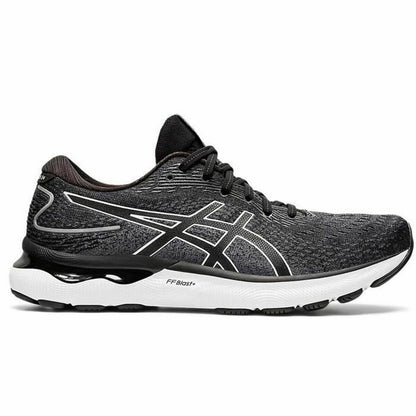 Hardloopschoenen voor Volwassenen Asics Gel-Nimbus 24 Wit/Zwart