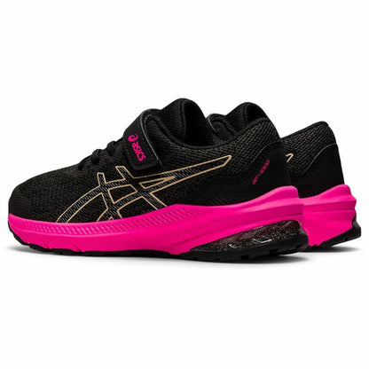Sportschoenen voor Kinderen Asics GT-1000 11 PS Zwart