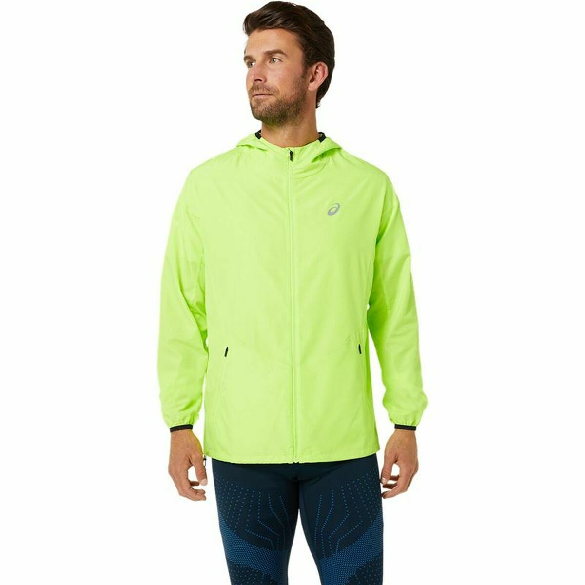 Heren Sportjas Asics Accelerate™ Light Limoengroen