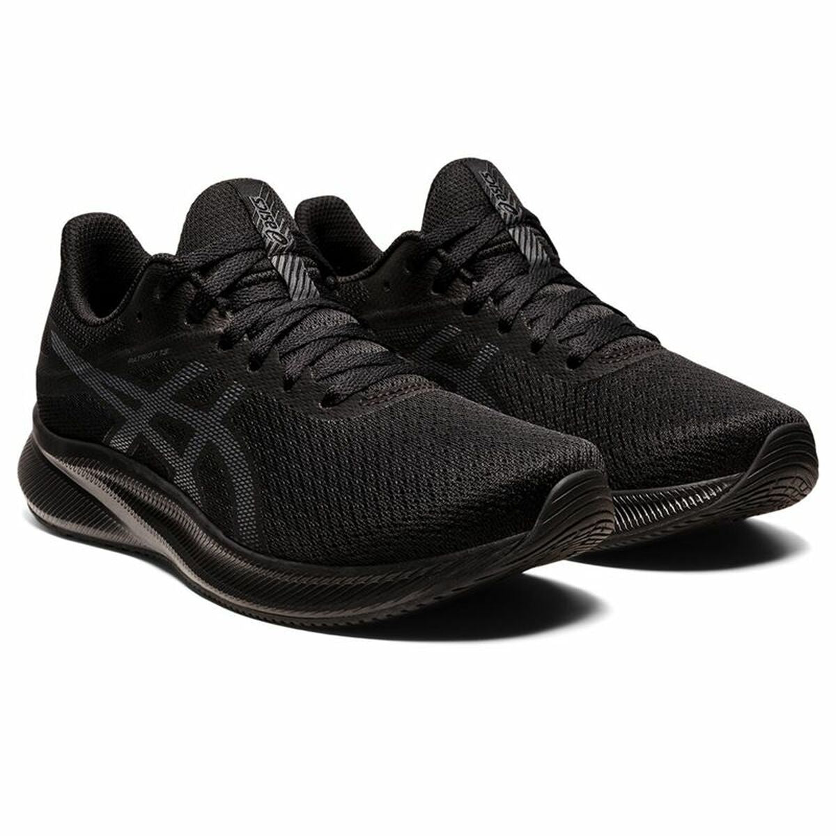 Hardloopschoenen voor Volwassenen Asics Patriot 13 Vrouw Zwart
