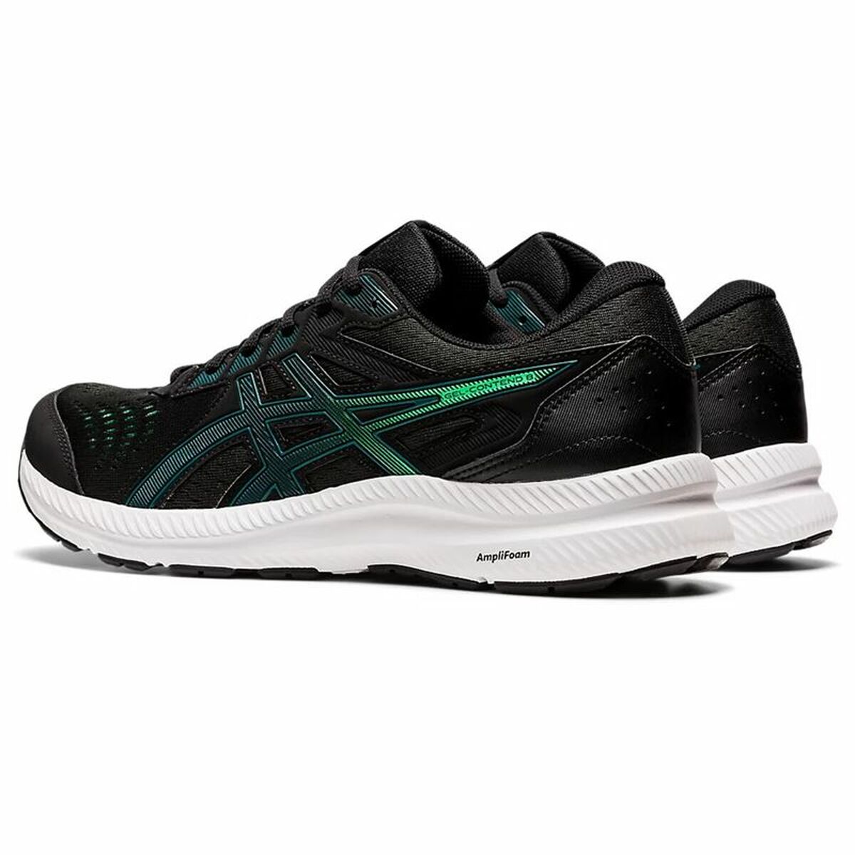Hardloopschoenen voor Volwassenen Asics Gel-Contend 8 Zwart