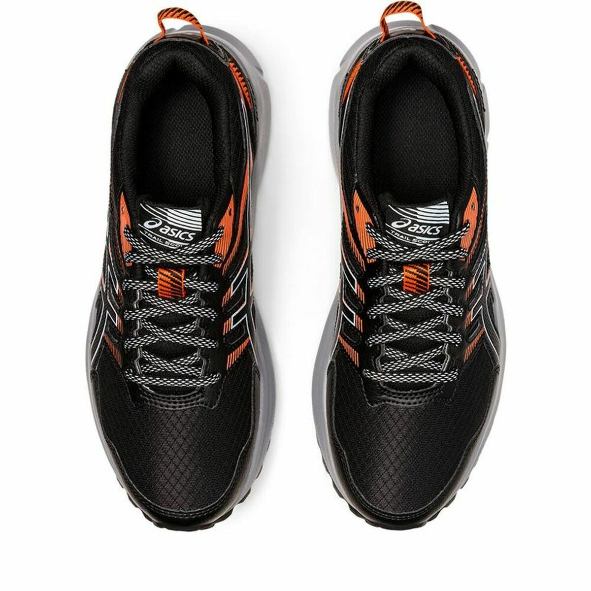 Hardloopschoenen voor Volwassenen  Trail  Asics Scout 2  Zwart/Oranje Zwart