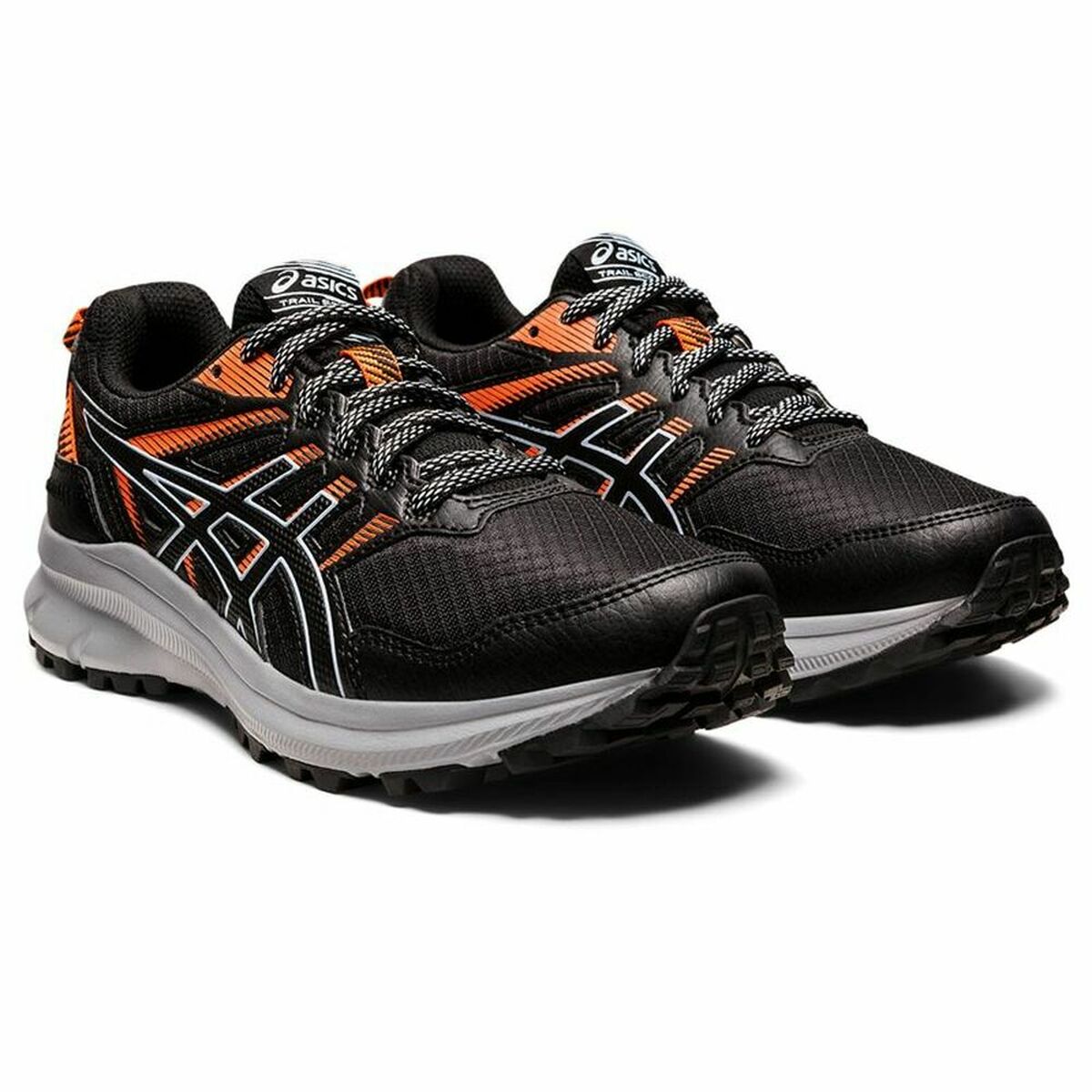 Hardloopschoenen voor Volwassenen  Trail  Asics Scout 2  Zwart/Oranje Zwart