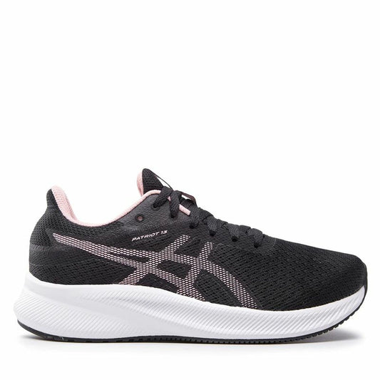 Hardloopschoenen voor Volwassenen Asics Patriot 13 Vrouw Zwart