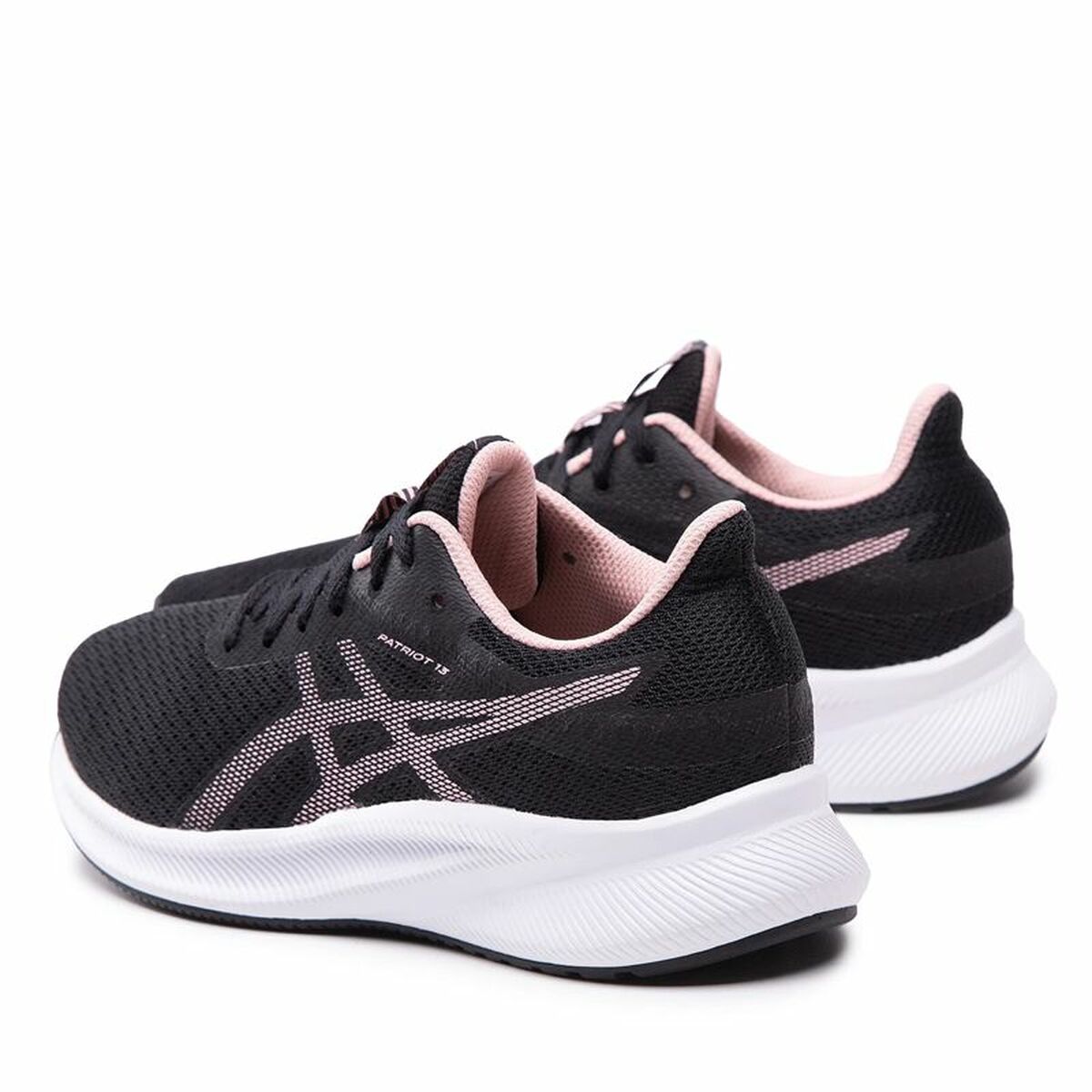 Hardloopschoenen voor Volwassenen Asics Patriot 13 Vrouw Zwart
