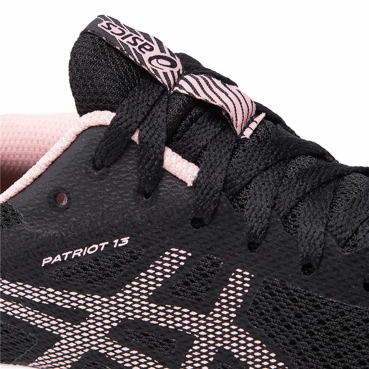 Hardloopschoenen voor Volwassenen Asics Patriot 13 Vrouw Zwart